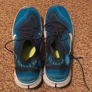 Nike blue running shoes men’s size 14